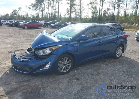 2015 Hyundai Elantra Se (Ulsan Plant) from USA, damaged, VIN KMHDH4AE9FU351076